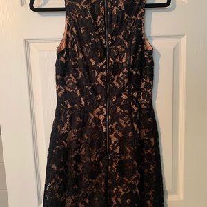 French Connection Black Lace Dress